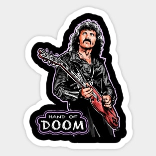 hand of doom Sticker
